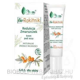 AVA BIO HOMOKTÖVIS RÁNCTALANÍTÓ SZEMRÁNCSZÉRUM 98%-BAN TERMÉSZETES ÖSSZETEVŐKKEL 15ML