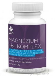 WTN Magnézium +B6 komplex kapszula 120 db