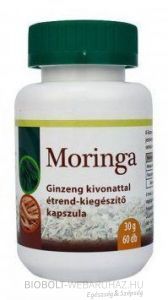 Viva Natura Moringa kapszula ginzeng kivonattal 60 db