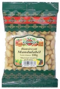 Naturfood Blansírozott mandulabél 100g