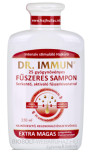 DR IMMUN 25 gyógynövényes Fűszeres Hajsampon serkentő 250ml