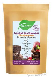 Benefitt Szénhidrátcsökkentett Gluténmentes Brownie lisztkeverék 500g