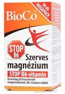 BioCo Szerves Magnézium Stop B6-vitamin nélkül tabletta 90 db