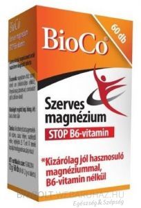 BioCo Szerves Magnézium Stop B6-vitamin nélkül tabletta 60 db