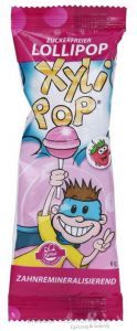 Xylipop Cukormentes nyalóka eper ízű 6g