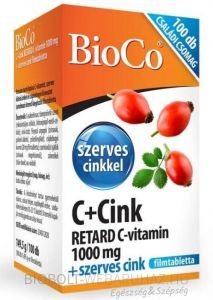 BioCo C+Cink retard C-vitamin 1000mg 100db