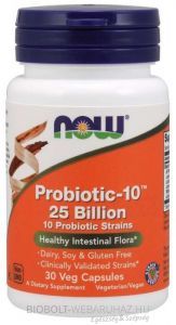 Now Probiotic-10 25 billion 50 db