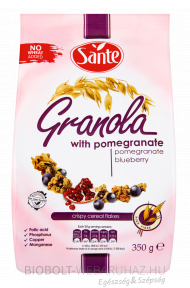 Sante Granola gránátalmás roppanós müzli 350g 