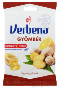 Verbena Gyömbér cukorka 60g 