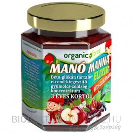Organic Force Manó Manna elixir béta-gükánnal 3 éves kortól 210g 