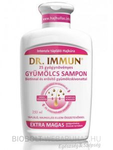 Dr. Immun 25 gyógynövényes gyümölcs sampon biotinnal 250ml 