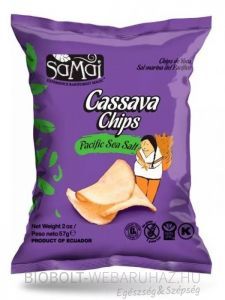 Samai Cassava chips tengeri sós 57g