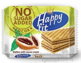 Happy Fit Kakaós ostya hozzáadott cukor nélkül 95g