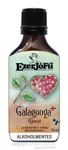 Ezerjófű Galagonya+ glicerines kivonat 50ml