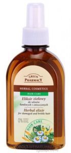 Green Pharmacy Hajelixír sérült és törékeny hajra 250ml