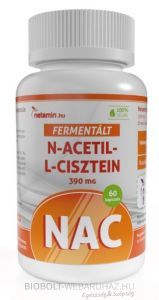 Netamin Fermentált N-acetil-L-cisztein 390mg kapszula 60db