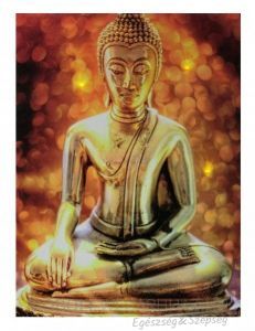 Buddha LED-es világító falikép 30x40cm 