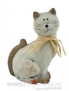 Cica figura kerámia 11cm