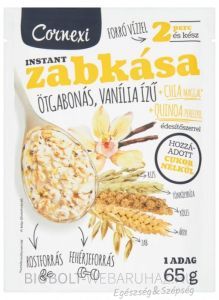 Cornexi Instant ötgabonás chia-quinoa pehellyel vaniliás Zabkása 65g