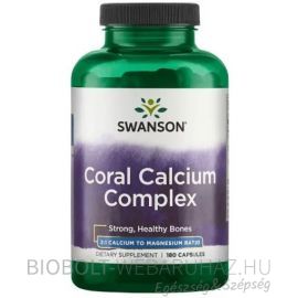 Swanson Coral Calcium Komplex kapszula 180db