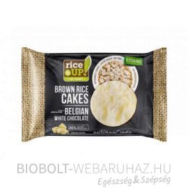 Rice up teljes kiőrlésű barna rizs szelet fehércsokoládéval 30g