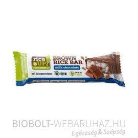 Rice up puffasztott barna rizs szelet tejcsokoládéval 18g