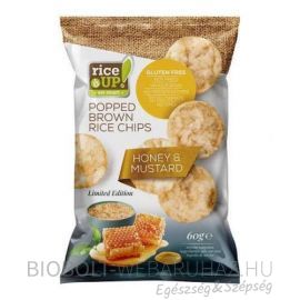 Rice up barnarizs chips mézes-mustáros 60g