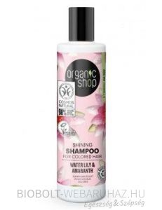 Organic Shop Selyemfény sampon vizililiommal és amaranttal 280ml
