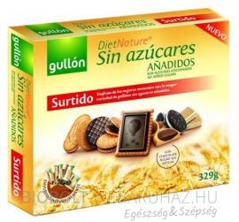 Gullon Surtido cukormentes kekszválogatás 329g