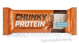 BioTech USA Chunky Protein Crunchy Caramel fehérjeszelet 50g