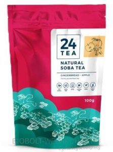 24tea Natural Soba Gingergbread-apple tea Alma-Mézeskalács hajdina tea 100g 