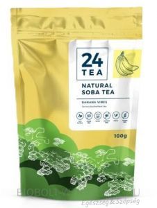 24tea Natural Soba Banana Vibes tea banános hajdina tea 100 g