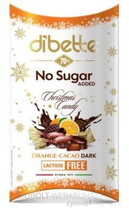 Dibette Szaloncukor narancsízű kakaós krémmel töltött étcsokoládés 220g