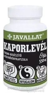 Javallat Kaporlevél 550mg kapszula 60db*