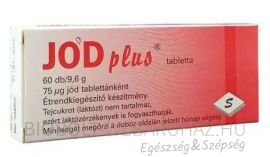 Jód Plus tabletta 75mikrogramm 60db*