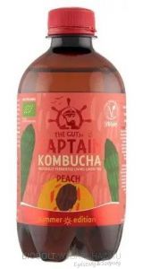 Captain Bio Kombucha Élőflórás ital Őszibarackos 400ml*