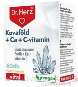 Dr Herz kovaföld kalcium C-vitamin kapszula 60db*