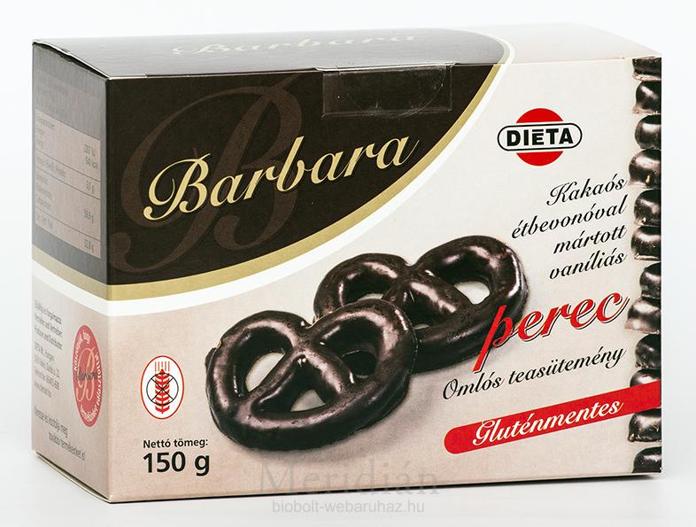 Barbara Vaníliás Perec Étcsokoládéba Mártva 150g