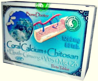 Dr Chen Csont-Mester Coral Calcium +Chitosan Forte tabletta 80db*