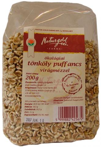 Naturgold Bio Tönköly Puffancs Virágmézzel 200g
