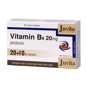 Jutavit B6 vitamin tabletta 60 db