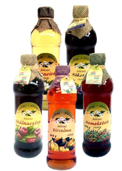 Méhes mézes szörp gyümölcscukorral 500ml
