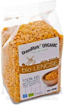 Greenmark Bio Sárga Lencse felezett 500g