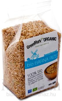 Greenmark Bio Hosszúszemű Barnarizs 500g